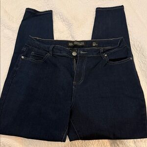 Dark Indigo Stretch Skinny Jeans - Women